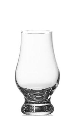 Crystal wine glass